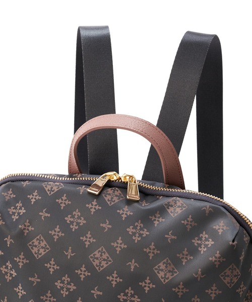 russet（ラシット） リュック FREE グレー×ピンク レディース