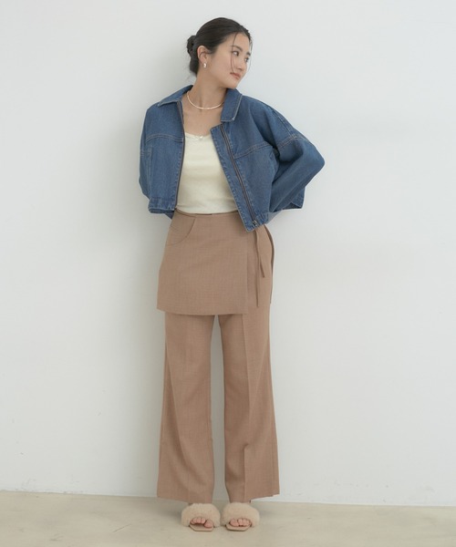 「CIMARRON」 デニムジャケット「VISコラボ」 FREE ブラック系その他 レディース_画像4