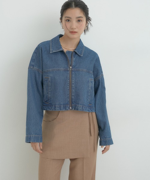 「CIMARRON」 デニムジャケット「VISコラボ」 FREE ブラック系その他 レディース_画像7