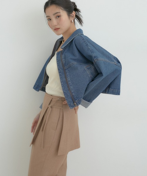 「CIMARRON」 デニムジャケット「VISコラボ」 FREE ブラック系その他 レディース_画像8