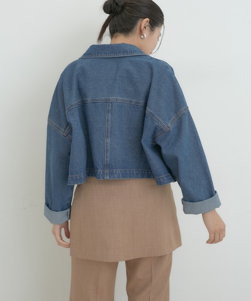 「CIMARRON」 デニムジャケット「VISコラボ」 FREE ブラック系その他 レディース_画像9