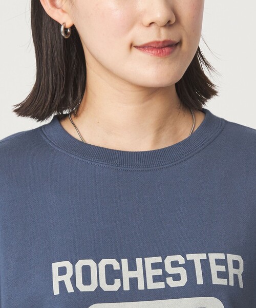 tシャツ 「別注」「Champion」6分袖 プリント スウェット プルオーバー レディースの画像