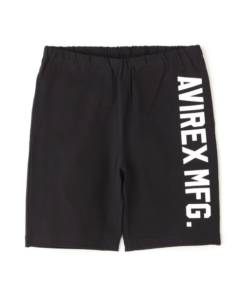 AVIREX USA スウェットショートパンツ ブラック AVIREX（アヴィレックス） スウェットパンツ ジャージ 「WEB＆DEPOT