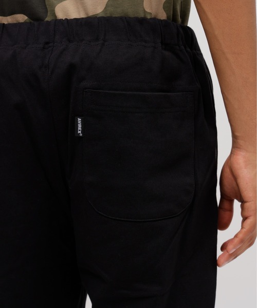 AVIREX スウェットショートパンツ ブラック AVIREX（アヴィレックス） スウェットパンツ ジャージ 「WEB＆DEPOT