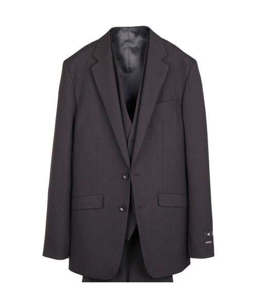 SUIT SELECT 3ピーススーツ Y7 ブラック メンズ : ZOZOTOWN Yahoo!店