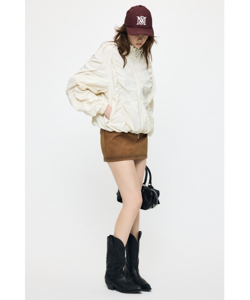 MOUSSY（マウジー） ブルゾン アウター 「26年SS新作」SHIRRING OVER 