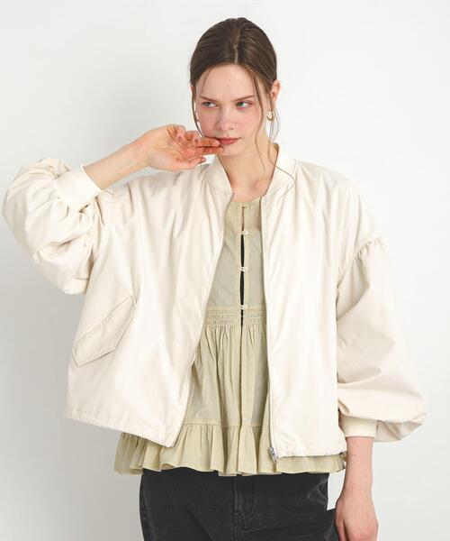 「URBAN RESEARCH Sonny Label」 ナイロンブルゾン FREE ネイビー レディース_画像2