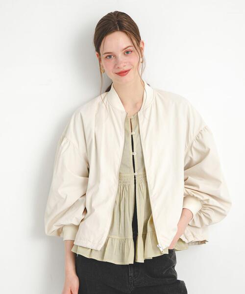 「URBAN RESEARCH Sonny Label」 ナイロンブルゾン FREE ネイビー レディース_画像4