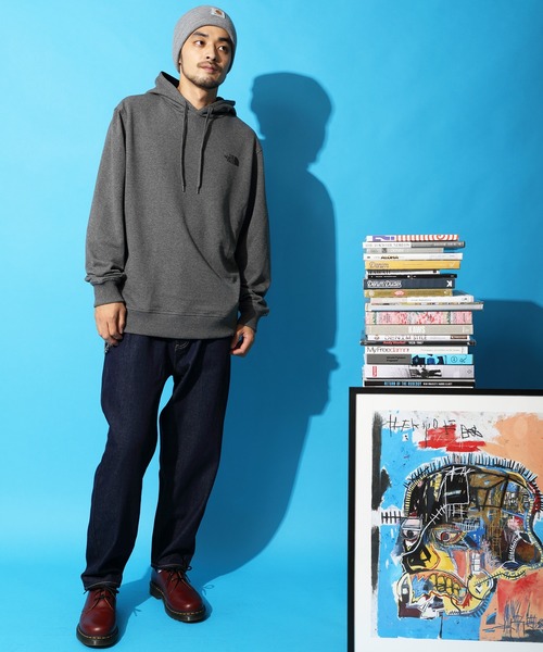 「THE NORTH FACE」 プルオーバーパーカー MEDIUM ホワイト系その他 メンズの画像