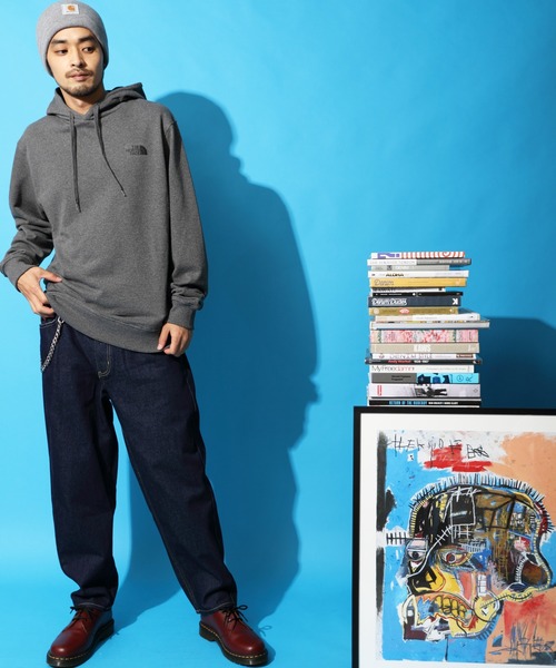 「THE NORTH FACE」 プルオーバーパーカー MEDIUM ホワイト系その他 メンズの画像