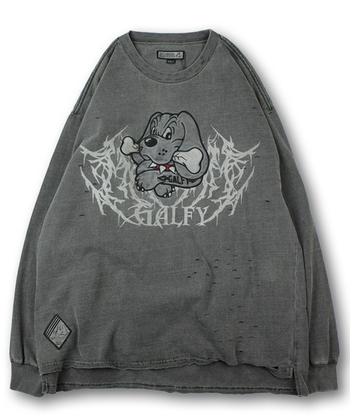 「GALFY」 長袖Tシャツ X-LARGE グレー系その他 メンズ_画像2