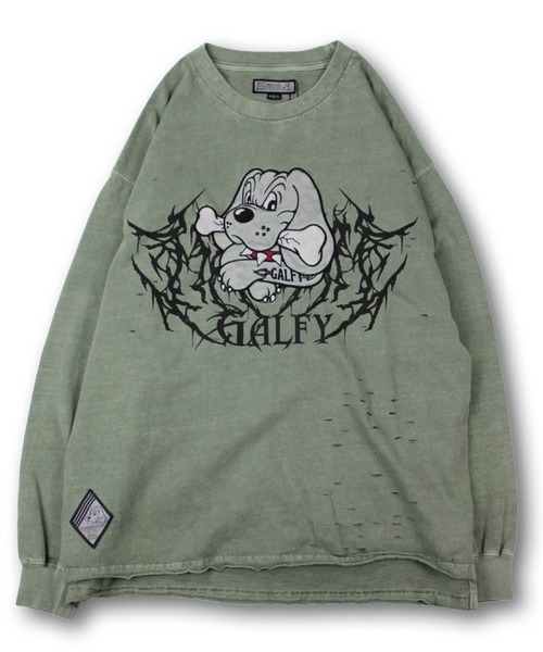 「GALFY」 長袖Tシャツ X-LARGE グレー系その他 メンズ_画像3