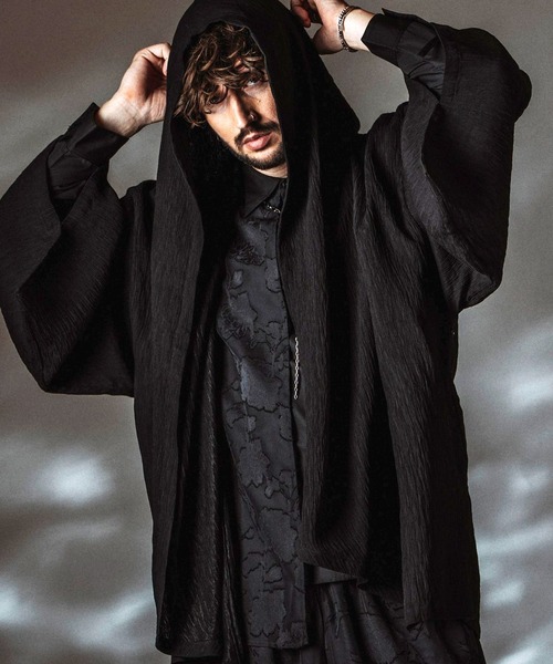 NO ID.（ノーアイディー） カーディガン 「NO ID.」KIMONO Hooded Gown