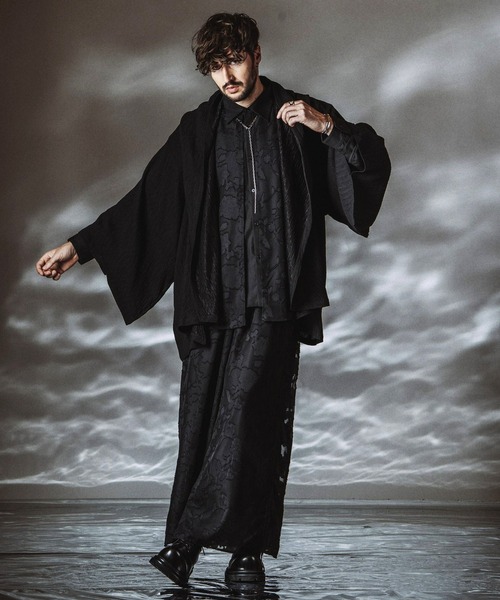 NO ID.（ノーアイディー） カーディガン 「NO ID.」KIMONO Hooded Gown
