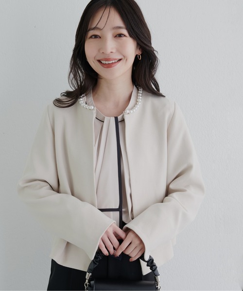 「natural couture」 長袖ブラウス FREE ピンクベージュ レディース_画像6