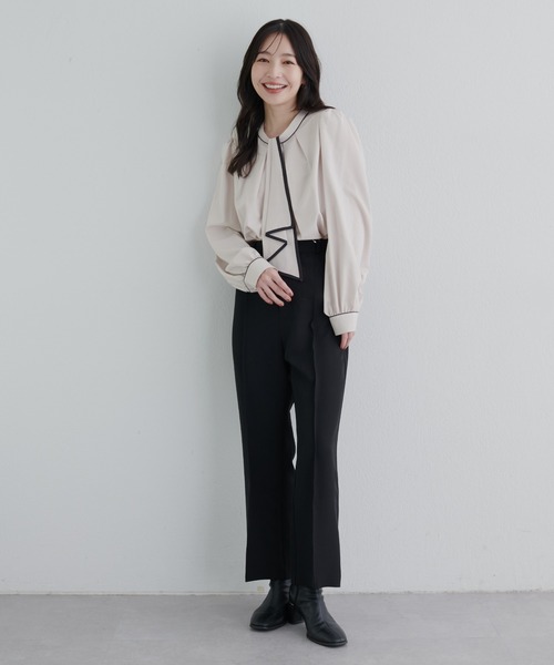 「natural couture」 長袖ブラウス FREE ピンクベージュ レディース_画像9