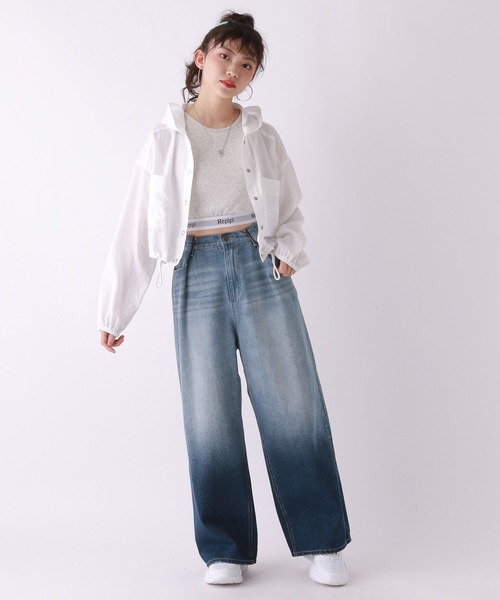 「repipi armario」 「KIDS」デニムパンツ SMALL ブルー系その他 キッズ_画像2