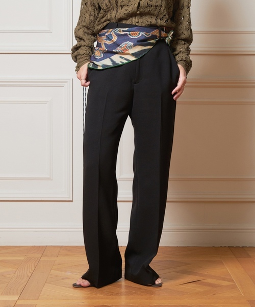「IENA LA BOUCLE」 スラックス 34 ブラウン レディースの画像