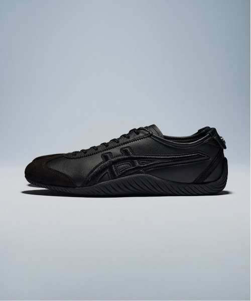 「Onitsuka Tiger」 ローカットスニーカー 27.5 ブラック×ブラック レディース