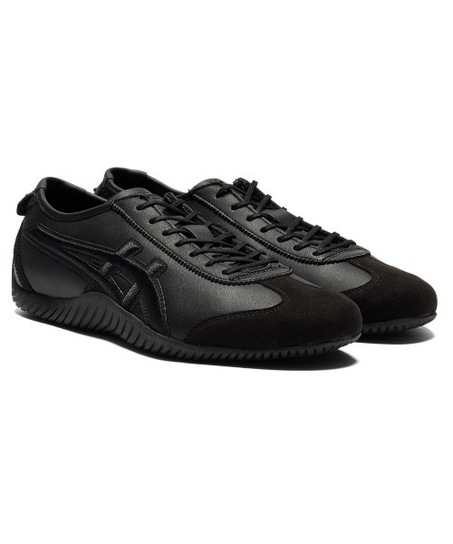 「Onitsuka Tiger」 ローカットスニーカー 27.5 ブラック×ブラック レディース