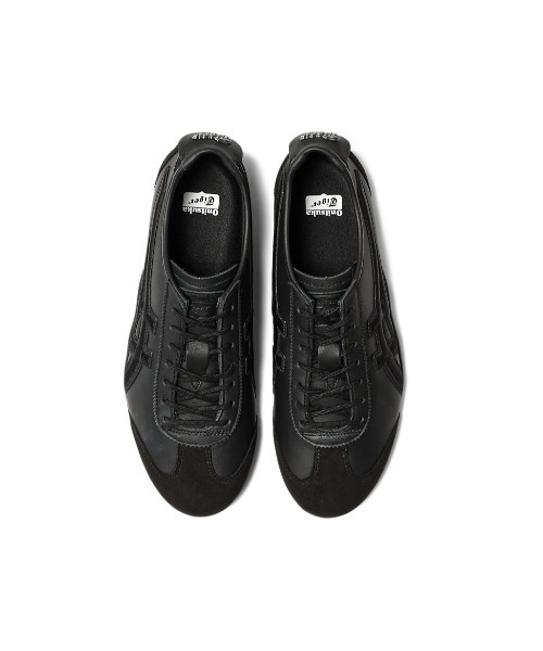 「Onitsuka Tiger」 ローカットスニーカー 27.5 ブラック×ブラック レディース