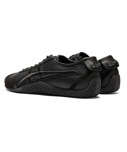 「Onitsuka Tiger」 ローカットスニーカー 27.5 ブラック×ブラック レディース