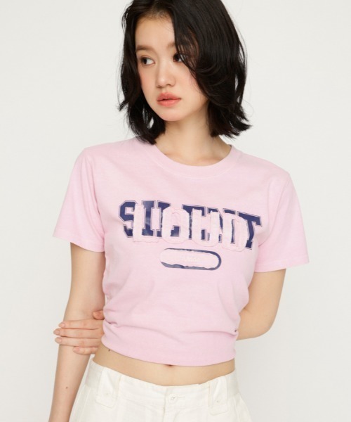 SLY（スライ） tシャツ 半袖 「SNSで話題！」LOGO ON PATCH T/SH ロゴ