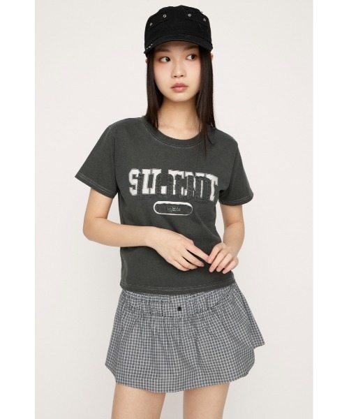 SLY（スライ） tシャツ 半袖 「SNSで話題！」LOGO ON PATCH T/SH ロゴ