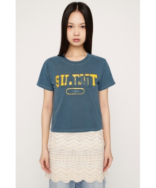 SLY（スライ） tシャツ 「SNSで話題！」LOGO ON PATCH T/SH ロゴオン