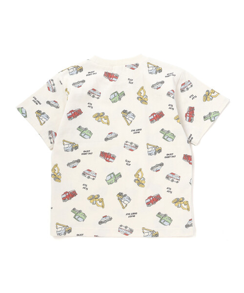 SLAP SLIP（スラップスリップ） tシャツ 「お揃い」総柄プリント胸 