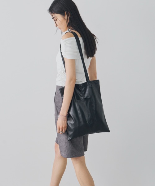 「Aunt Marie's」 トートバッグ FREE シルバー レディース_画像5