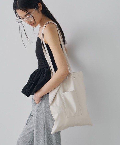 「Aunt Marie's」 トートバッグ FREE シルバー レディース_画像8
