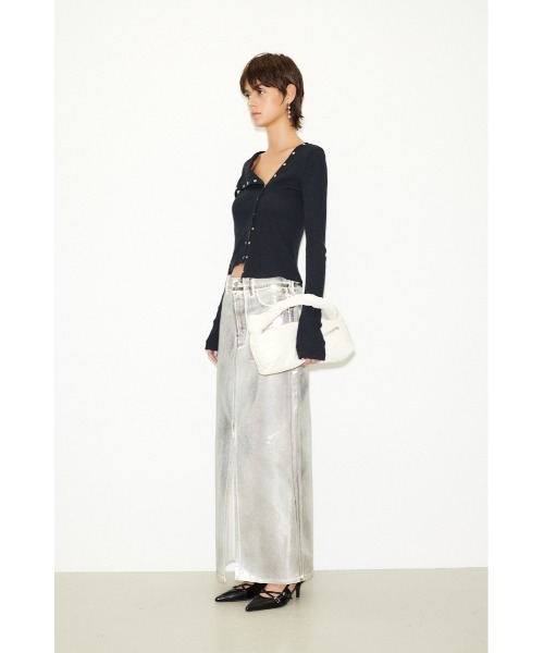 「THROW by SLY」 スカート 1 シルバー レディース_画像7