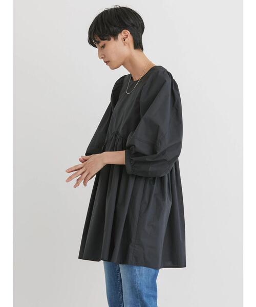 「AMERICAN HOLIC」 長袖チュニック M ブラック レディース_画像4