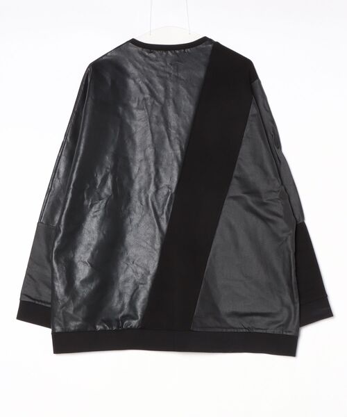 「NO ID.」 長袖Tシャツ 2 ブラック メンズ_画像2
