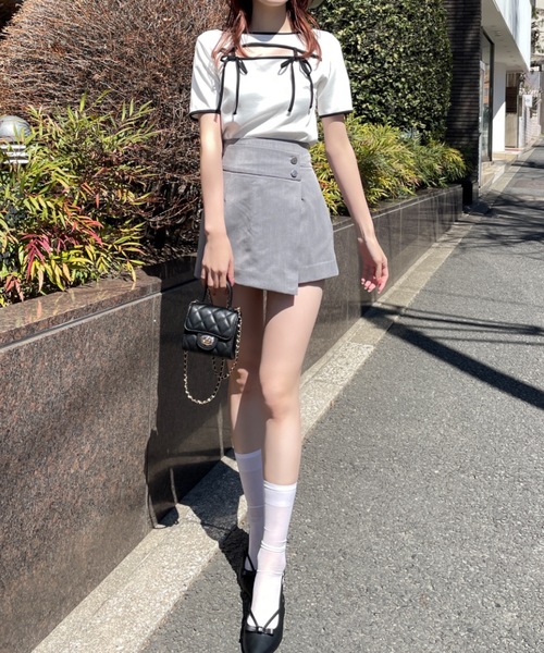「NOMAE」 半袖Tシャツ FREE ホワイト レディース_画像4