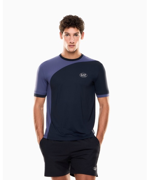 EA7 tシャツ 「エンポリオ アルマーニ EA7」Tennis Pro クルーネックT