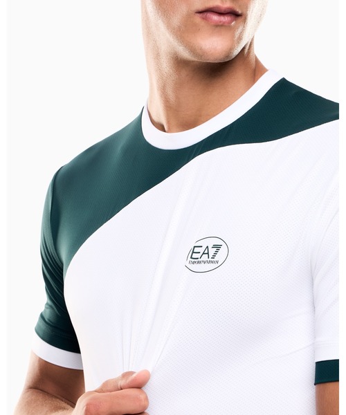 EA7 tシャツ 「エンポリオ アルマーニ EA7」Tennis Pro クルーネックT
