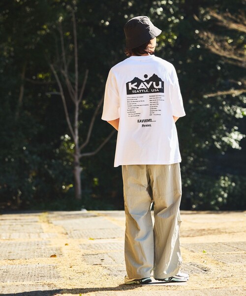 「FREAK'S STORE」 半袖Tシャツ LARGE ピンク メンズ_画像2