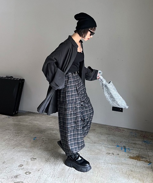 「PAGEBOY」 長袖シャツ FREE ボルドー レディース_画像7