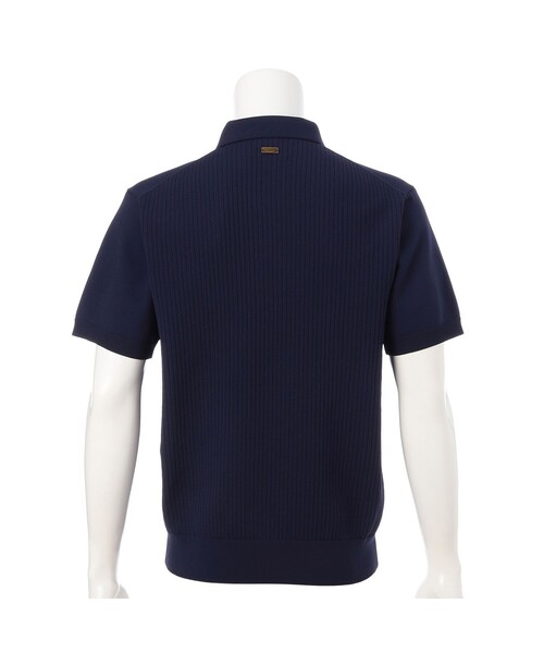 Felisi Golf ゴルフ MS EYELET STRIPE KNIT POLO メンズ : ZOZOTOWN