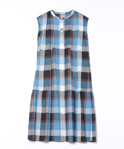 BLUE LABEL CRESTBRIDGE ワンピース ノースリーブ38 BLUE LABEL CRESTBRIDGE（ブルーレーベルクレストブリッジ