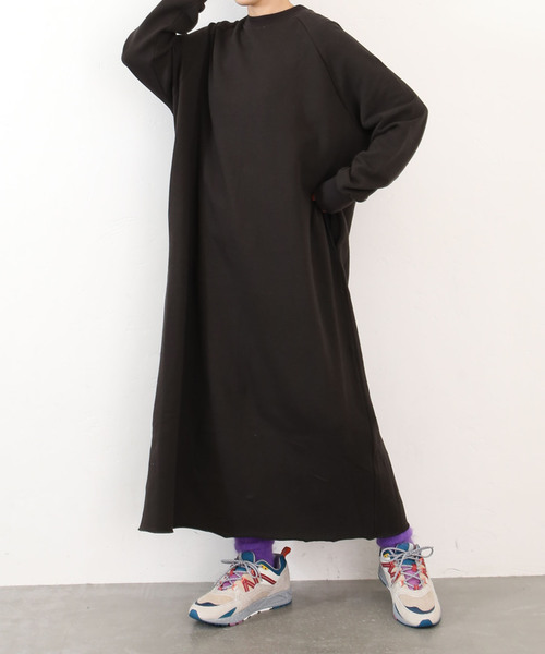 「JOURNAL STANDARD LUXE」 長袖ワンピース FREE チャコールグレー レディース_画像2