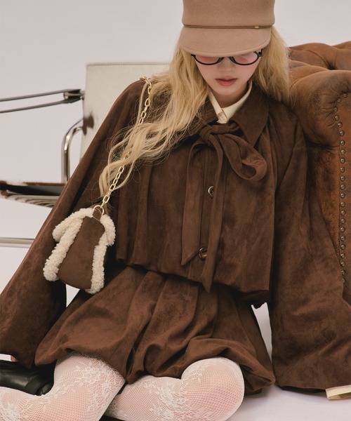 Her lip to コート アウター Louise Classic Tweed Jacket レディース