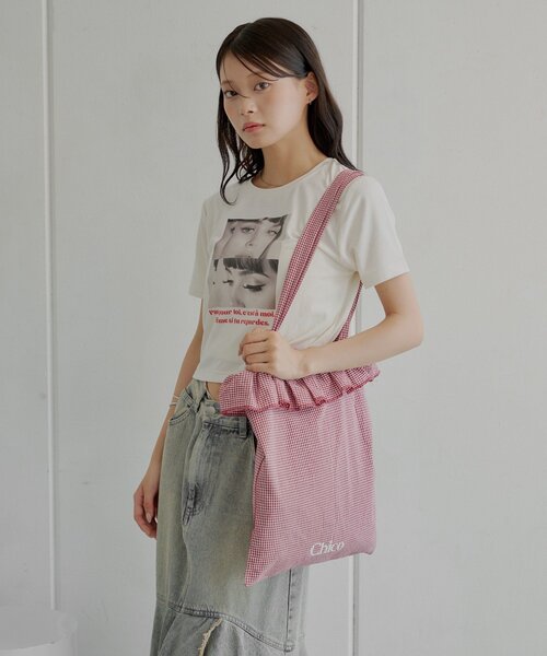 「Chico」 トートバッグ FREE ブラック レディース_画像3