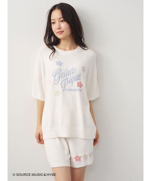 【新品未開封】gelato piqueジェラートピケ パジャマ Fサイズ gelato pique（ジェラートピケ） パジャマ ルームウェア 「LE SSERAFIM
