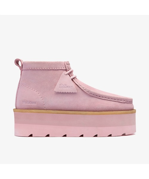 ぱなさん専用　CLARKS ピンク モカシン スエード Clarks Originals デッキシューズ モカシン Meare WB ELVTD / メア