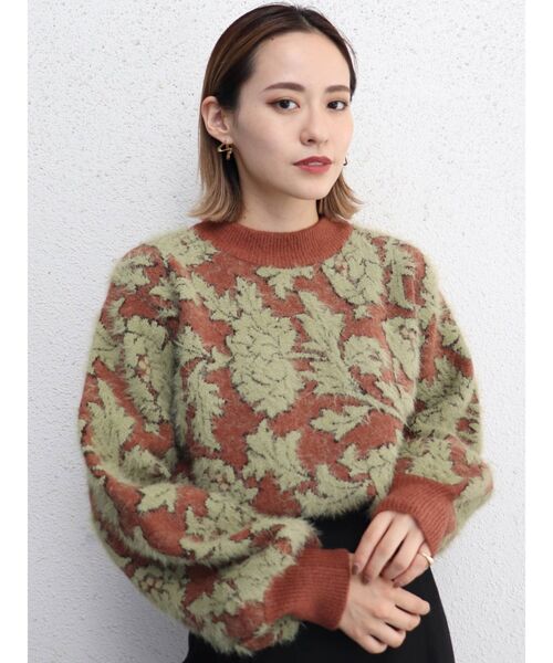 MURUA（ムルーア） ニット フラワージャガードニット : ZOZOTOWN Yahoo