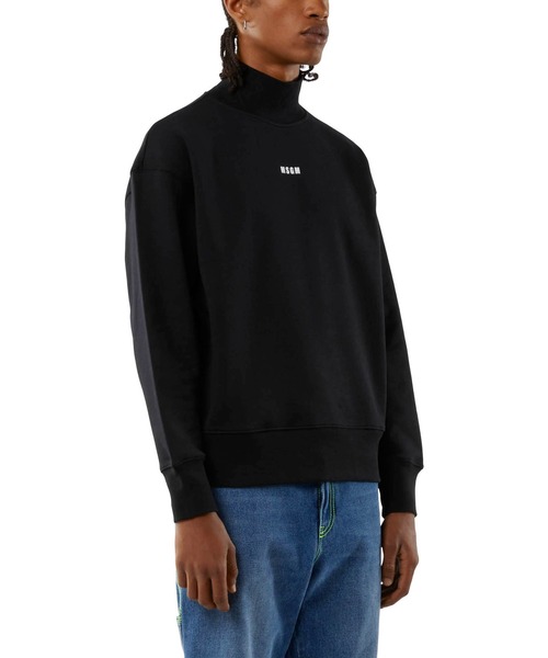 MSGM トレーナー スウェット ミニロゴ タートルネックスウェット