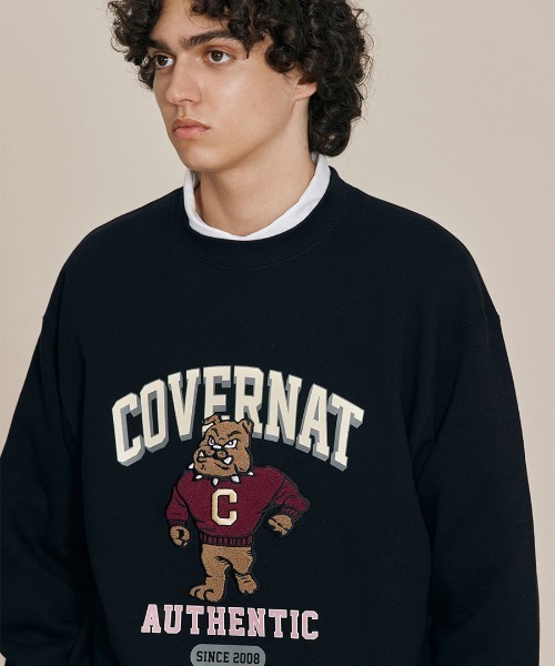 COVERNAT トレーナー スウェット 「COVERNAT」BULLDOG ARCH LOGO